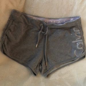🔥Calvin Klein Athletic Shorts Sz M Gray (B-4)